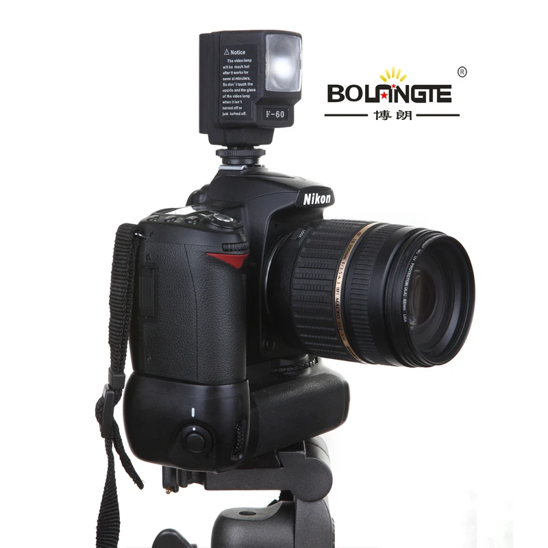 
Camera light 6W Portable camera LED light with rechargeable NP-80 3.7V battery, 2*3W LED, 5500K/3200K 