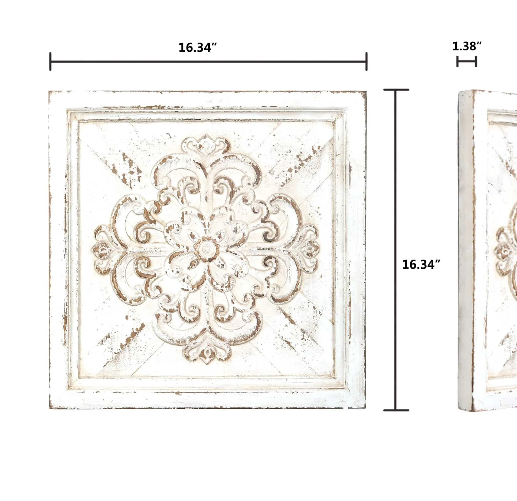 Handcrafted Wooden Wall Art Decor, Shabby Chic Decor for Farmhouse Living Room Kitchen,Home Decor Rustic Flower Wall Decor