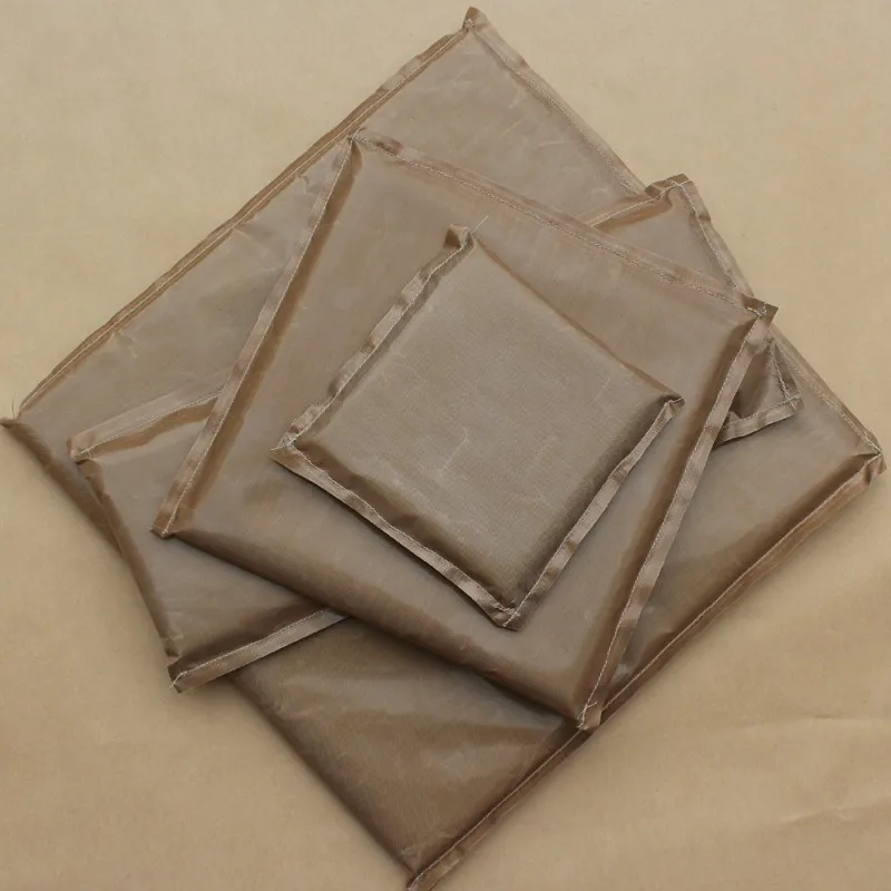 Hot Sleeves Heat Pressing Sewed Fabric Covers Brown Smooth Heat Pressing Platen Pillows Heat Press Platen Sewed Covers