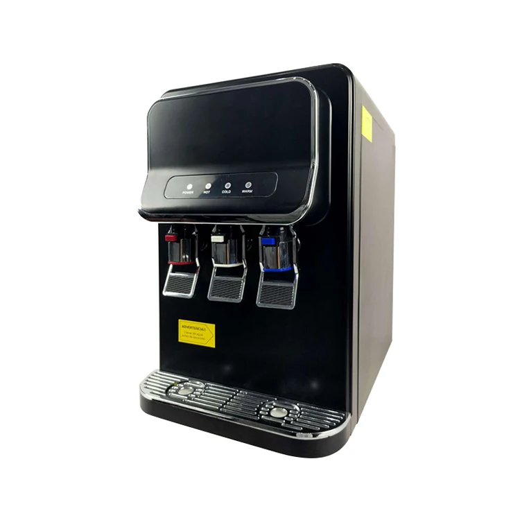 Chinese Supplier Table Type Bottle Water Purifier Filter Dispenser Hot Normal Cold Water Dispenser Tabletop