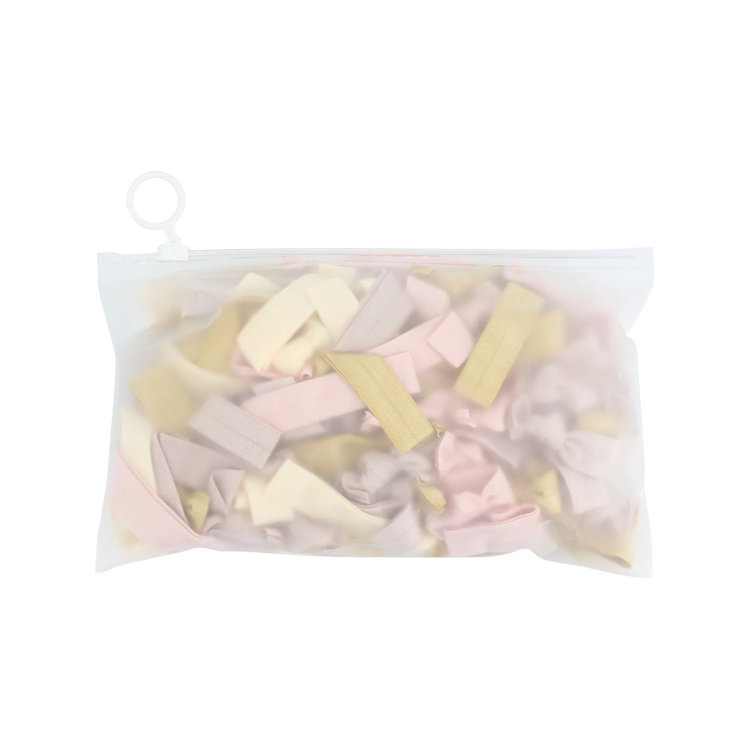 100 Pack No Crease Soft Ribbon No Damage Pony Tails Yoga  Elastic Bracelets Sport Elastic Knotted Hair Ties SetsFor Women