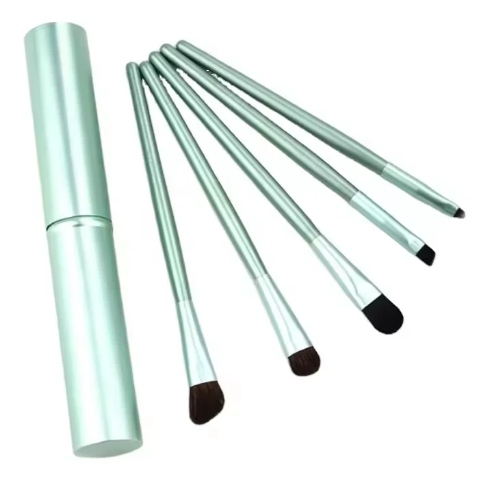 Factory Natural Horsehair Makeup Brush Wood Handle Makeup Brushes Set