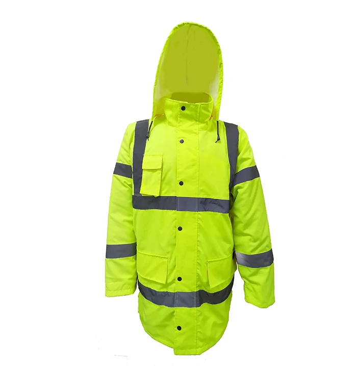 Reflective Road Safety High Visibility Jacket For Construction With Multiple Pockets Reflector Jackets