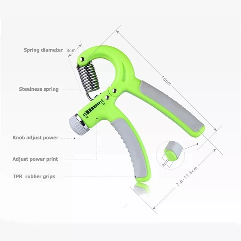 Top selling indoor  exercise fitness PP hand grip hand muscle developer wrist develoer set