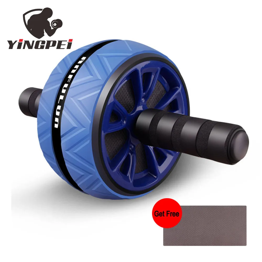High quality yoga abdominal wheels with ab mat non-removable ab wheel roller Yoga Exercise Special for Stretching Exercise