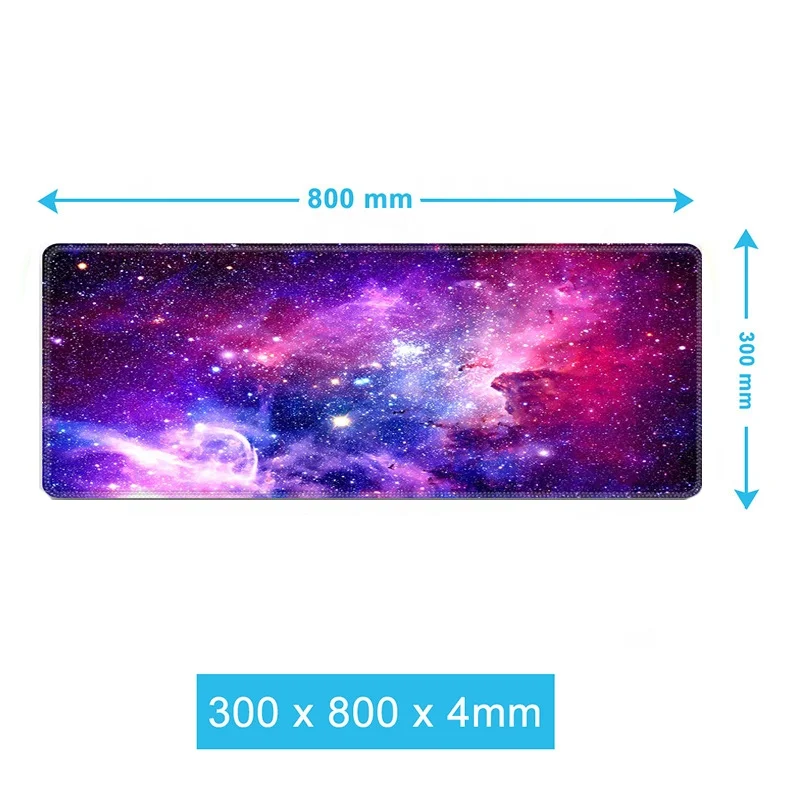 Xxl 800*300MM High Quality Rubber PU Sheet Material Mouse Pad Cs Go Rubber Gaming Mouse Pad