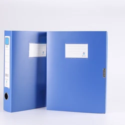 Office Supplies PP Box File Folder Plastic Business Stationery Thickened Adhesive File Box