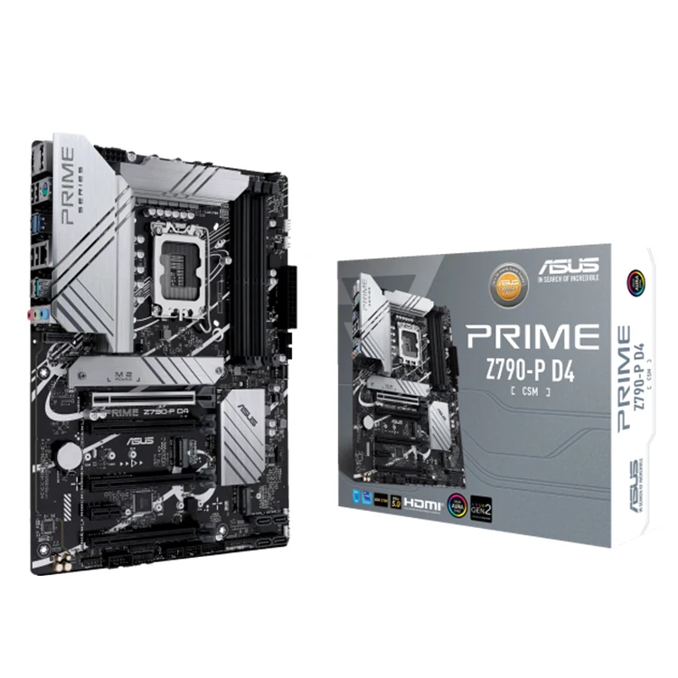Материнская плата ASUS PRIME Z790-P D4 CSM с разъемом Intel LGA1700 поддержка 12/13-го поколения Core CPU