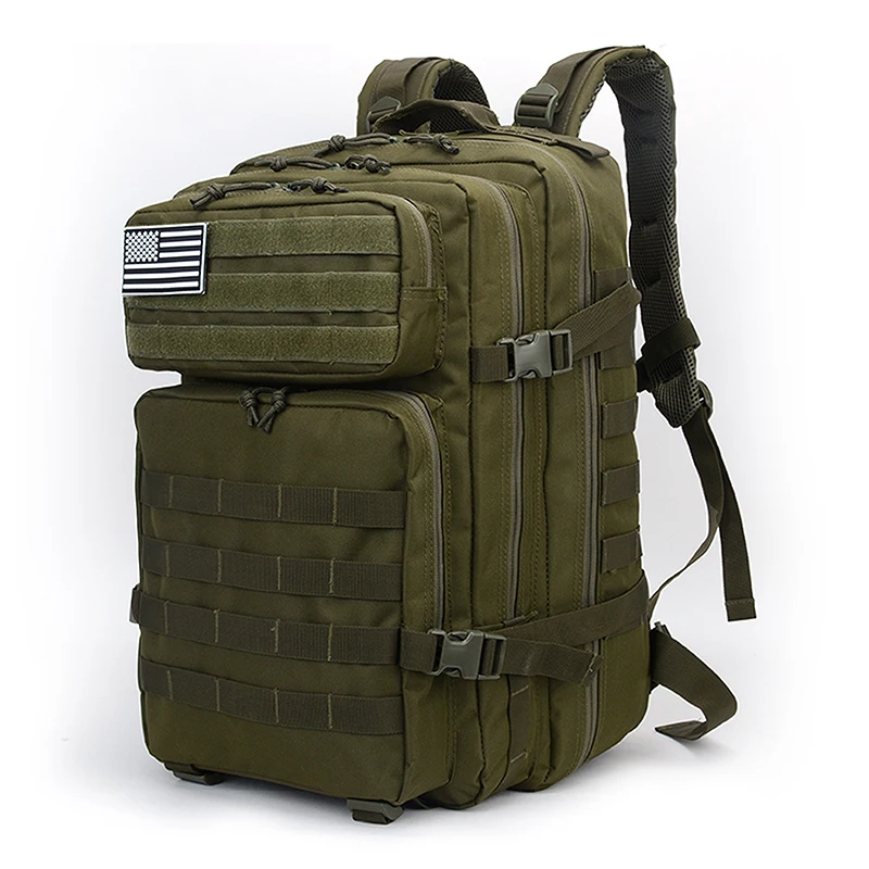 Newest 45L Multiple Colors 900D Oxford Hiking Backpack Tactical Customized Logo backpack Travel Backpack Waterproof