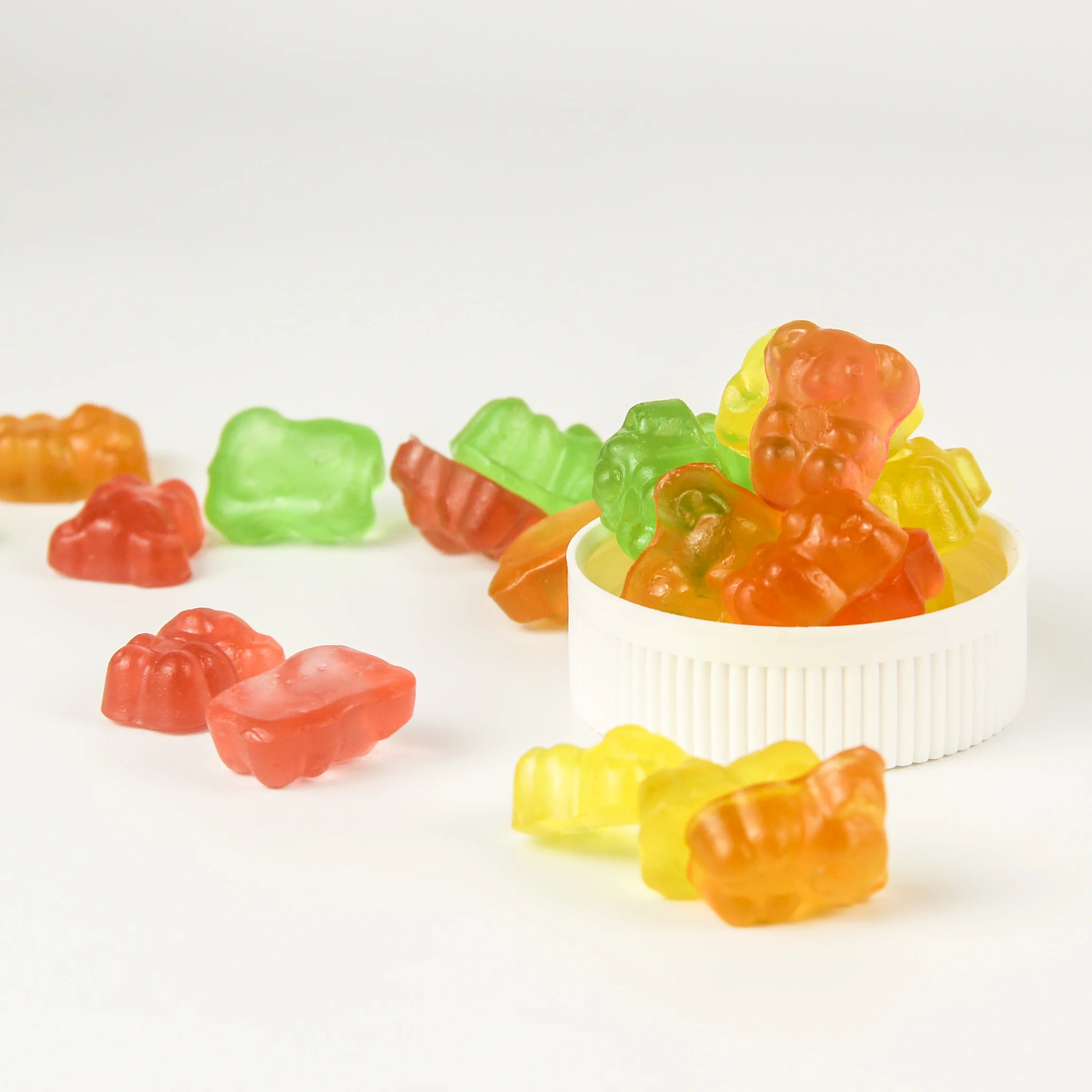 Kosher  4D fruit shape vegetable vitamins  pectin gummy candy