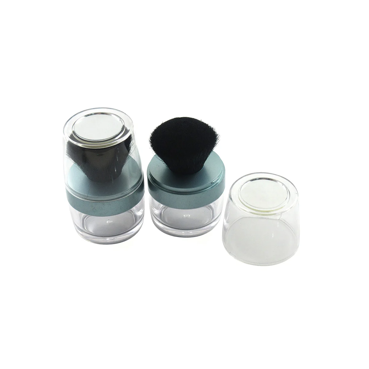 TM-P1202  20g loose powder case mineral powder jar with brush cosmetics setting powder container empty packaging