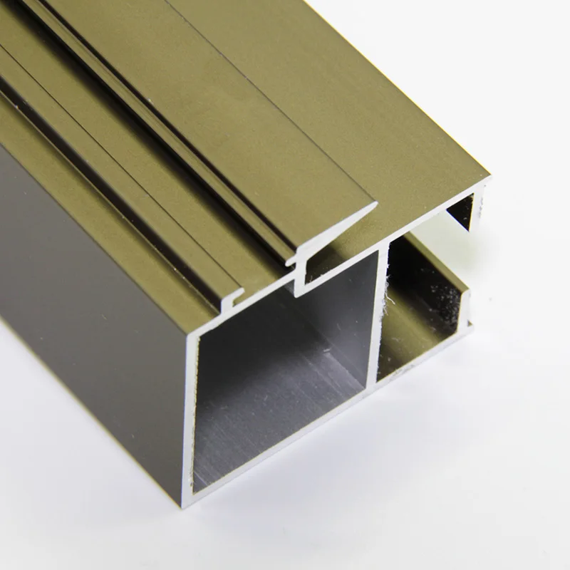 Hot Sale Champagne Aluminium Window Door Frame Extrusion Profile