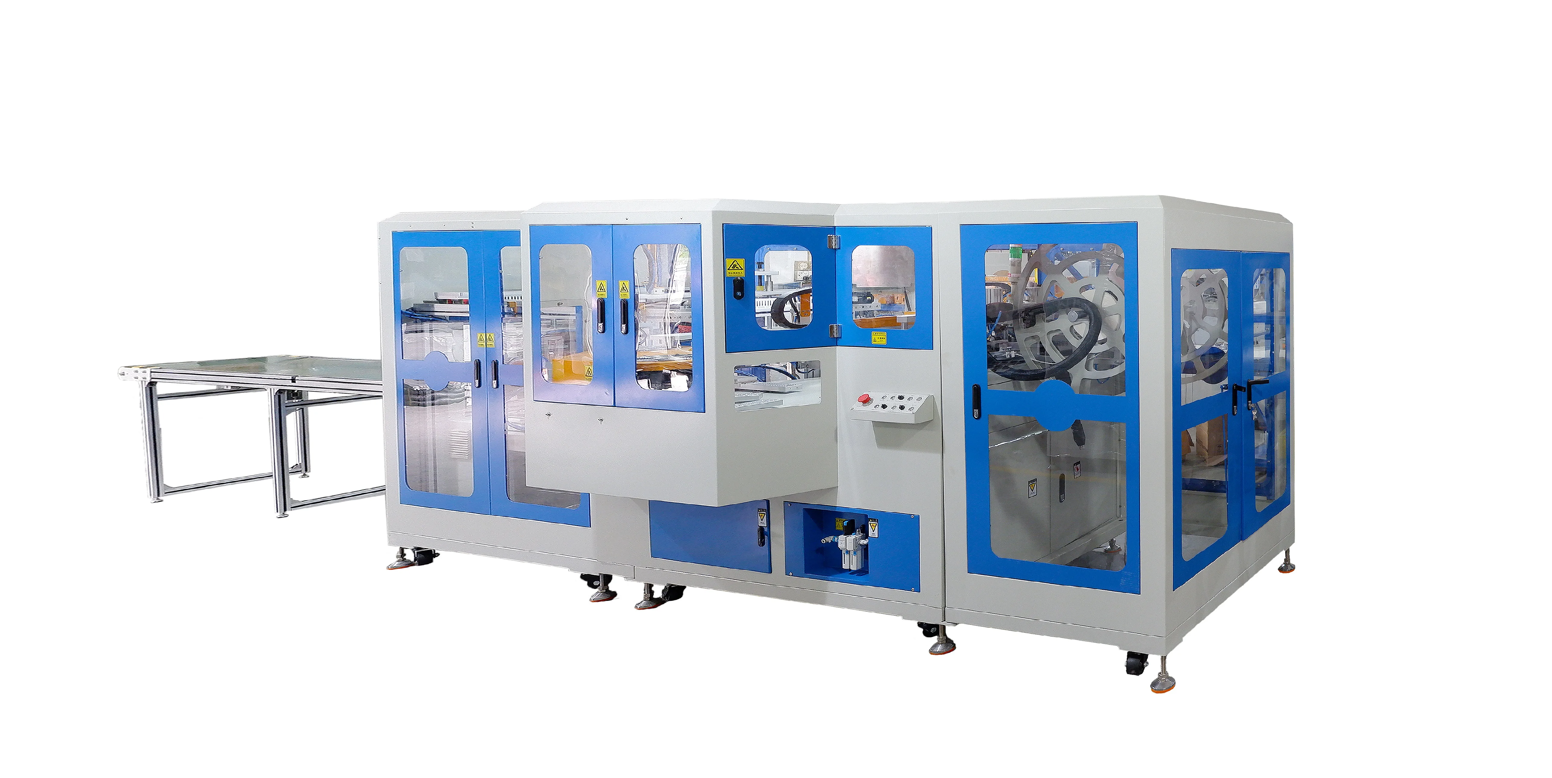 Dongguan Factory Direct Touch Screen&PLC Controlled Auto Cabin Filter Side Bonding Machine For Cabin Filter/Air Purify