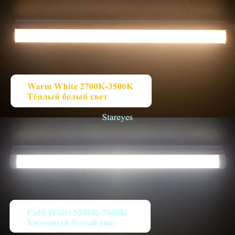 
Free shipping 100Pcs T5 LED Tube Integrated 5W 9W 14W 18W Fluorescent Bulb 30cm 60cm 90cm 120cm Cabinet Kitchen Decoration Light 