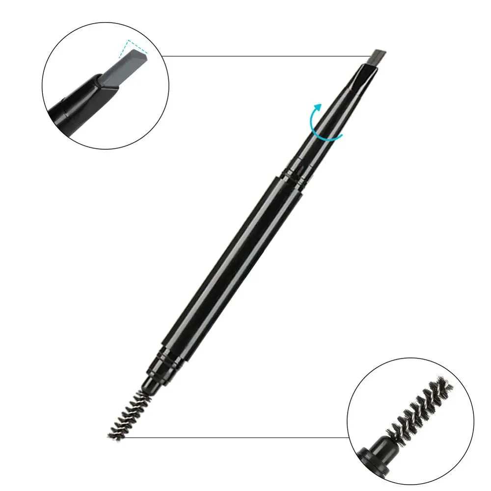 
OEM 3d Eyebrow Low moq private label eyebrow Pencil Dark Brown Colored waterproof long 