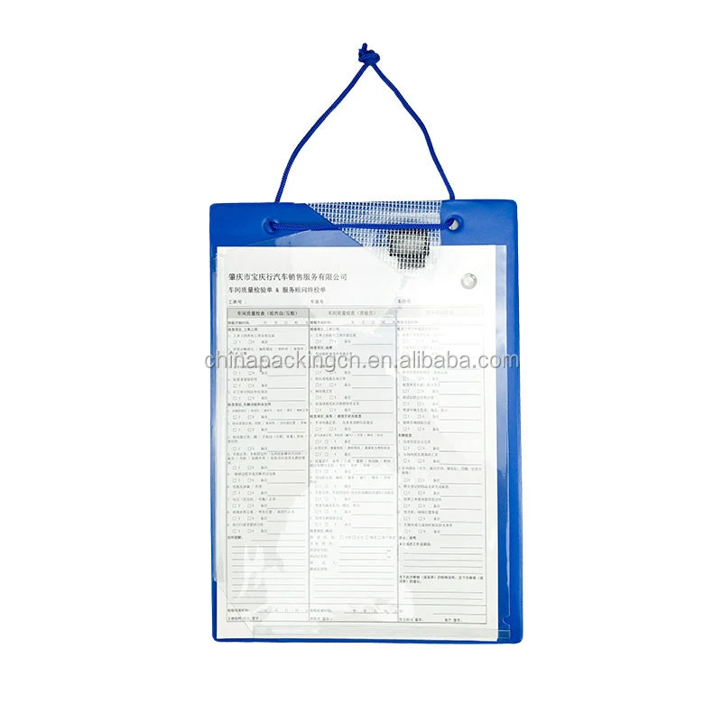 Clipboard storage box plastic clipboards mini clipboard for auto repair shops