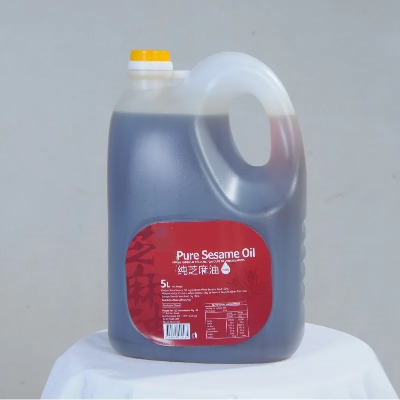 5 л кунжутное масло, жареное кунжутное масло