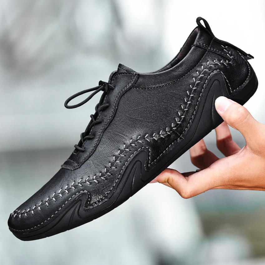 Привлекательная цена, новый тип мужской повседневной обуви из натуральной кожи