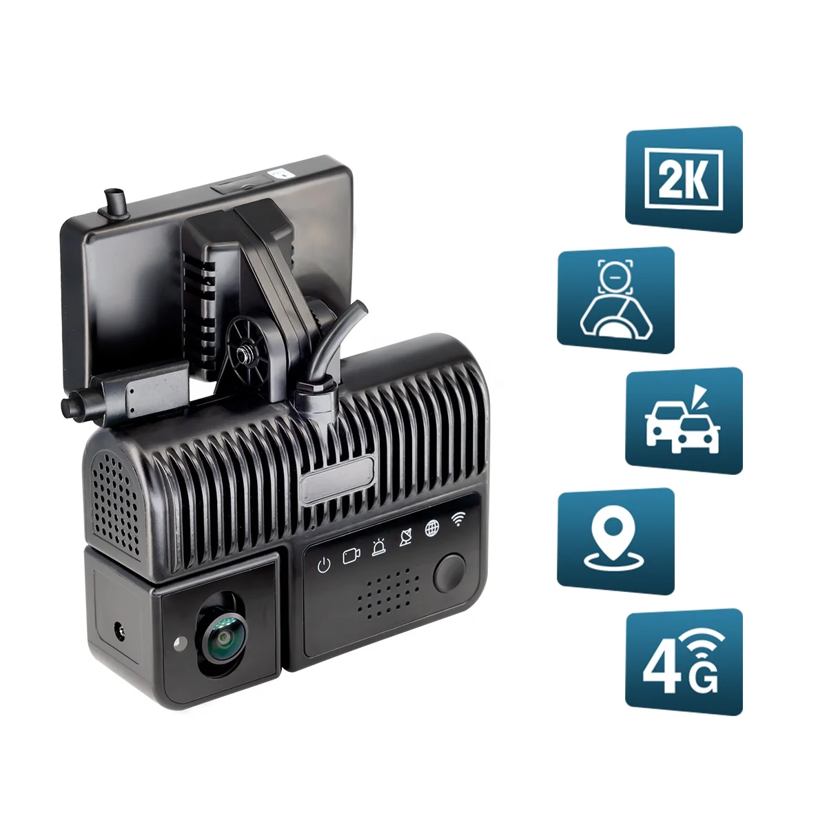 STONKAM Truck & Bus Dashcam Dash Camera 4G/WiFi/GPS Enabled for Enhanced GPS Tracking with ADAS/DMS
