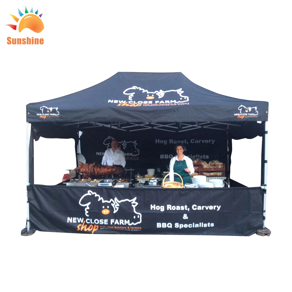 Heavy duty waterproof canopy 10x10 10x20 20x20 tent folding pop up tents outdoor custom printed trade show tents