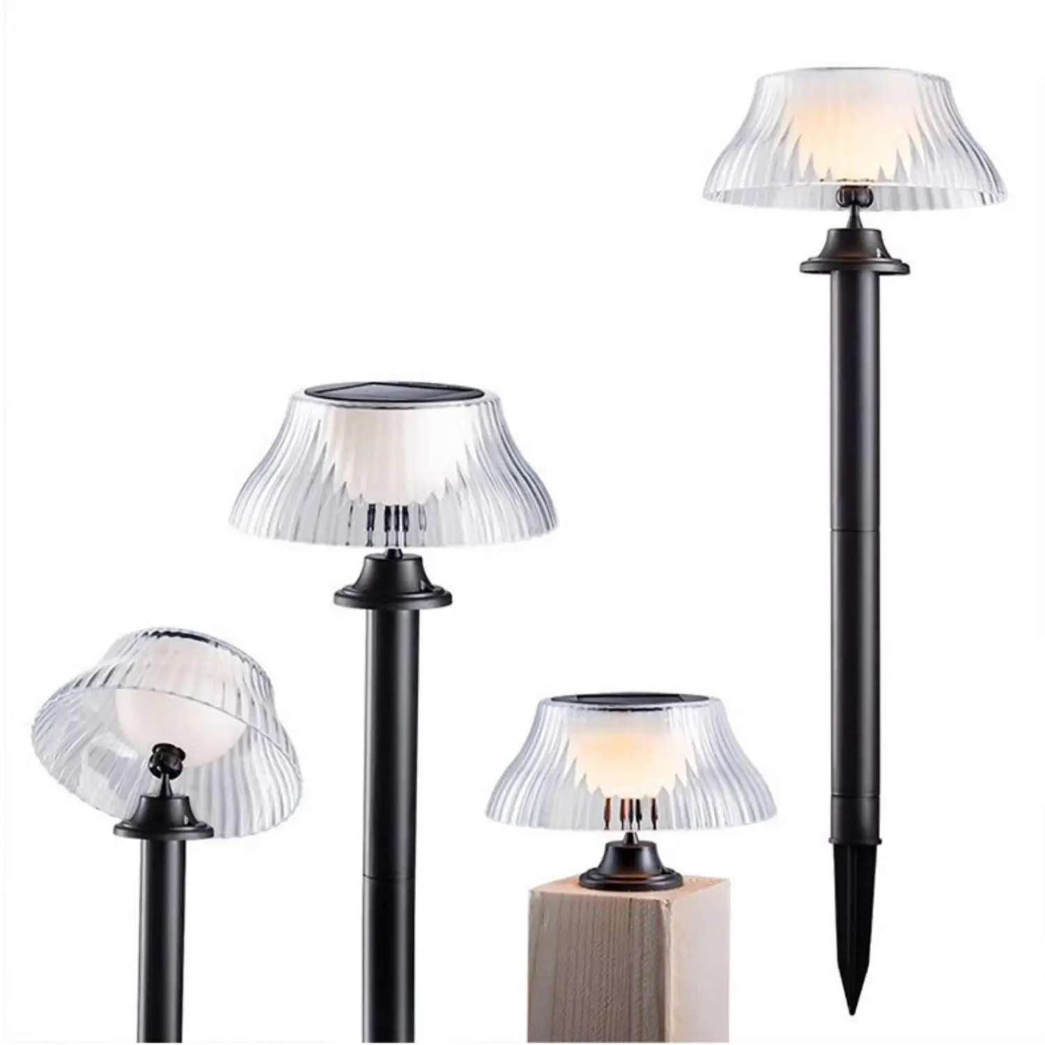 Solar Outdoor Lawn Lights Long Lasting Waterproof Solar Powered Outdoor Lights for Pathway Garden Lawn Patio Walkway Driveway