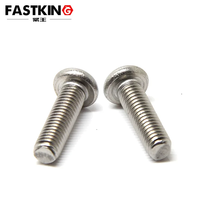 SUS304 ANSI Fine thread cross recessed pan head 1/4-28*1 machine screw