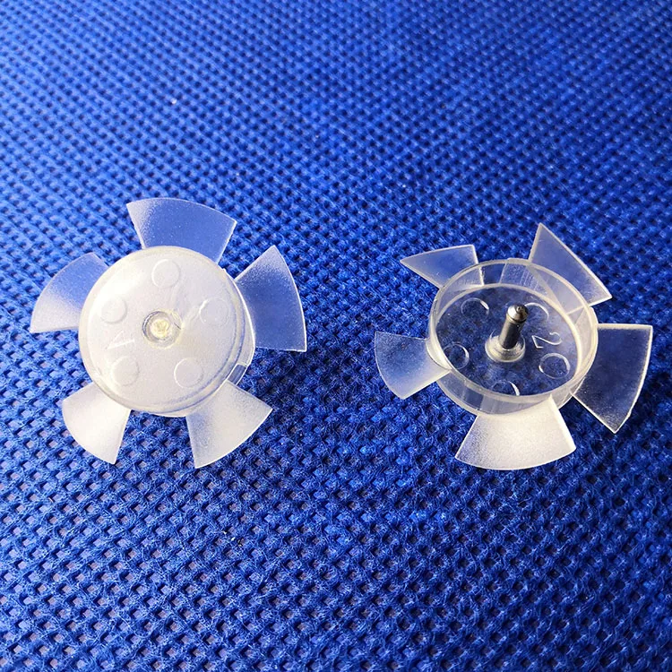 Пластиковый мини-вентилятор Ручной пластиковый вентилятор матовый полупрозрачный 5-листовой маленький с