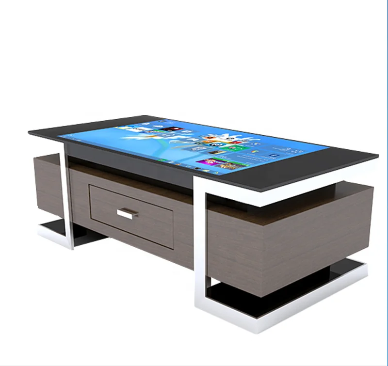 
China factory 55 inch interactive touch screen coffee table 1920*1080 multi touch table restaurants smart table for home 