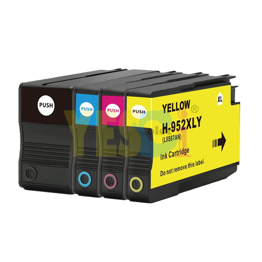 Yes-colorful 952 956 XL 952XL 956XL Premium Compatible Color Inkjet Ink Cartridge HP952 For HP Officejet Pro 8710 8216 Printer