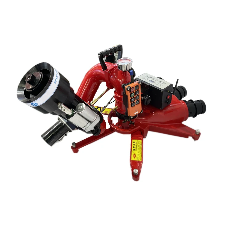 TL Large Flow Electric Remote Control Fire Cannon Fire Fighting Foam Water Monitor