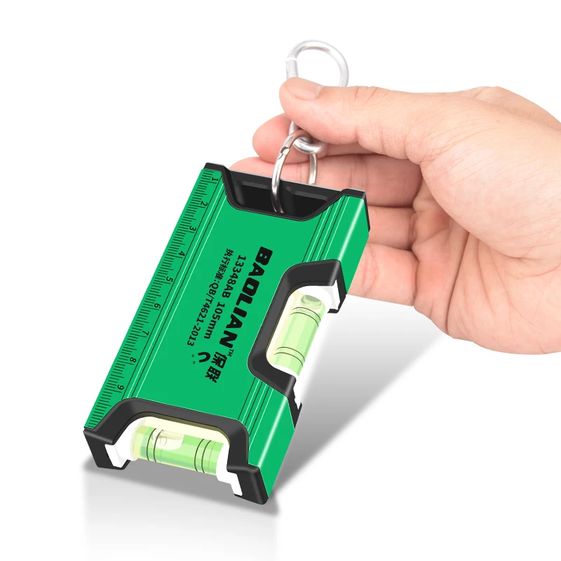 Portable Bubble Level  High Accuracy Mini Magnetic Digital Levels Ruler Installation Balance Spirit Level Keychain