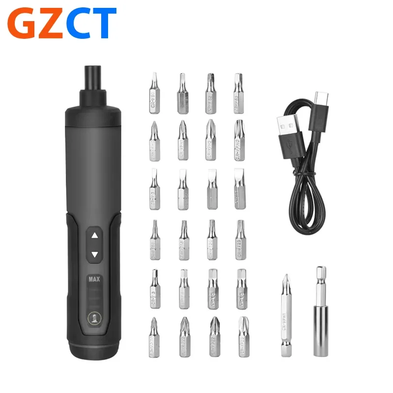 3.6V Mini Cordless Electric Screwdriver Set Li-ion Battery 26pcs Per Set Power Screw Driver Mini Screwdriver For Phone Laptop