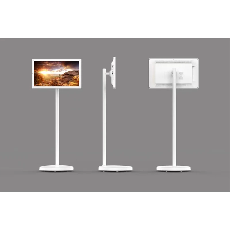 Free Rotation 21.5 Inch Android System Smart Gaming Monitor 60hz Touch Screen Floor Standing Smart Tv For Work Studying