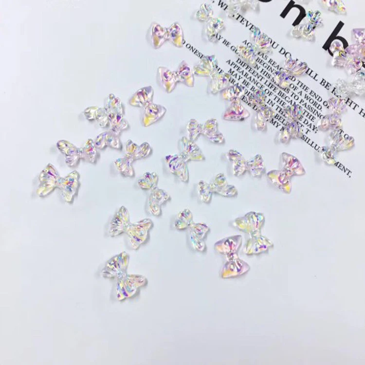 Wholesale Colorful Mixed 3d Nail Art Stickers Decoration Nail Jewelry Butterfly Stickers
