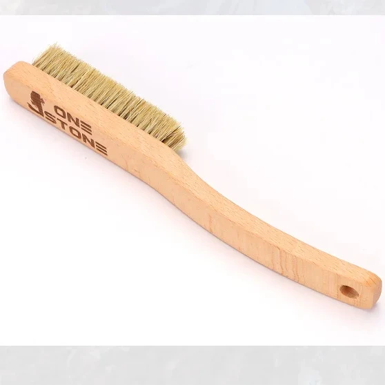 Customized Boars Hair Climb Chalk Brush And Rock Climbing Brush