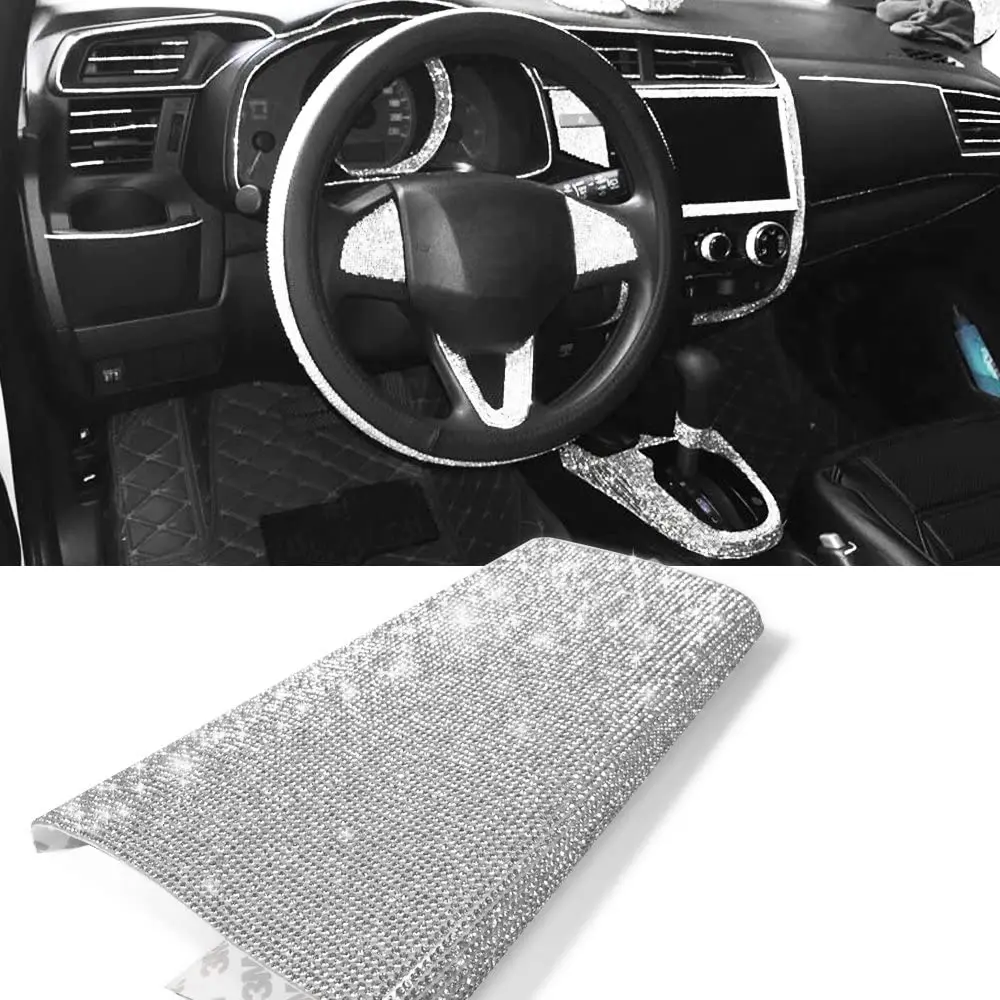 
Shiny crystal rhinestone DIY car decoration sticker 