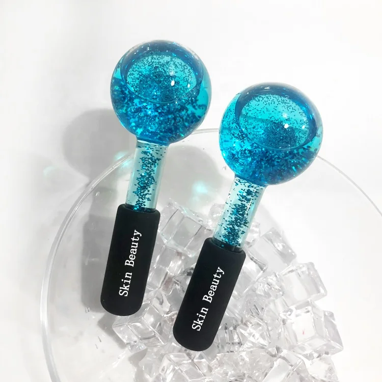
 Волшебная красота, ледяной ролик, стеклянный гелевый роликовый шар для лица/охлаждающий массаж лица, волшебные шары для спа  