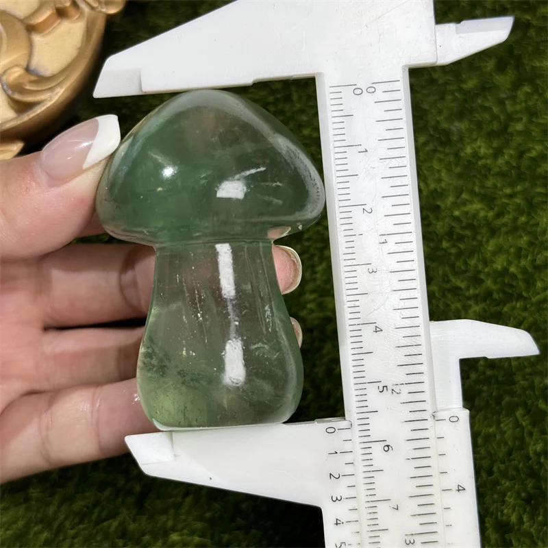 Лечебный камень из натуральных кристаллов грибов драгоценный ремесло резьба для украшения дома подарок