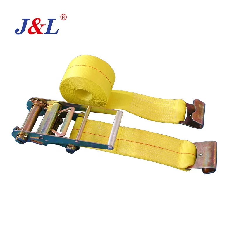 JULI American standard cheap ratchet straps flat hook 1T~10T tie down belt used in lashing transportation