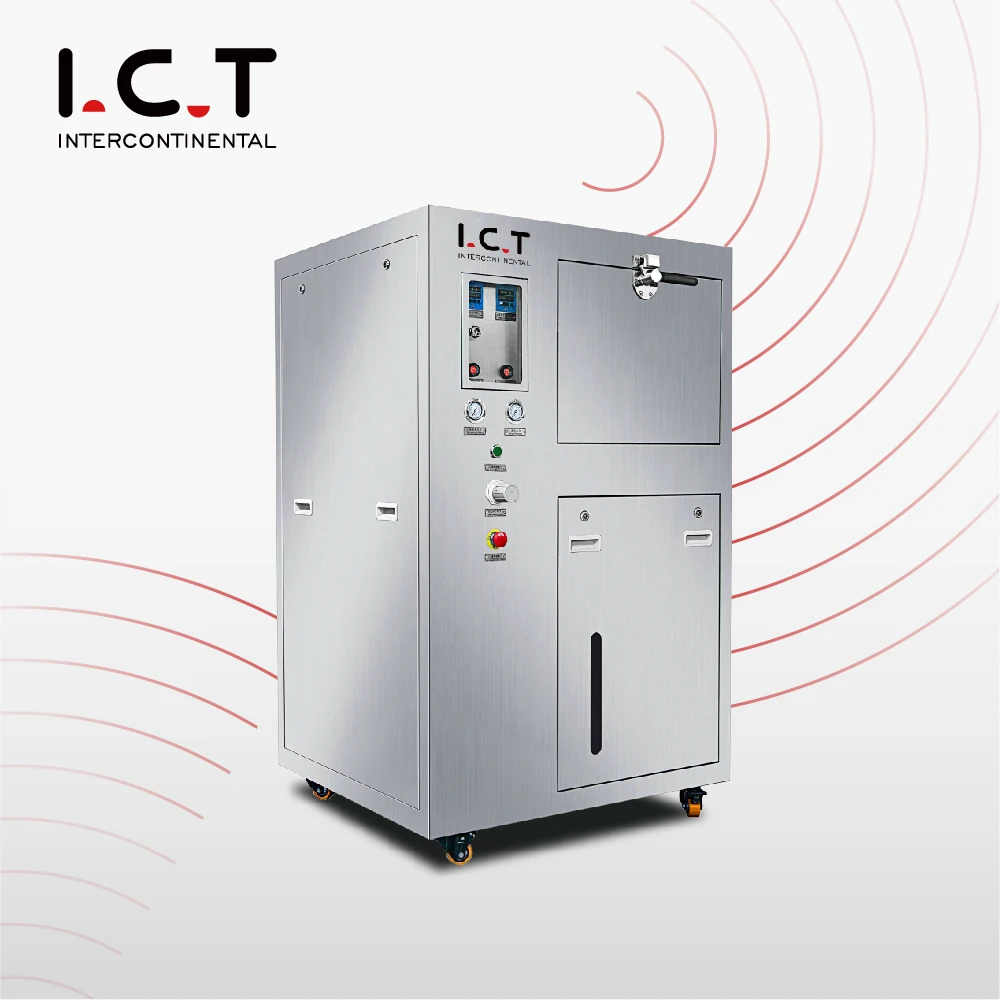 I.C.T-5600 PCBA Surface Cleaning Machine SMT / PCB / LED No-Clean Soldering Paste High Efficiency Robot Vacuum Cleaner PCBA