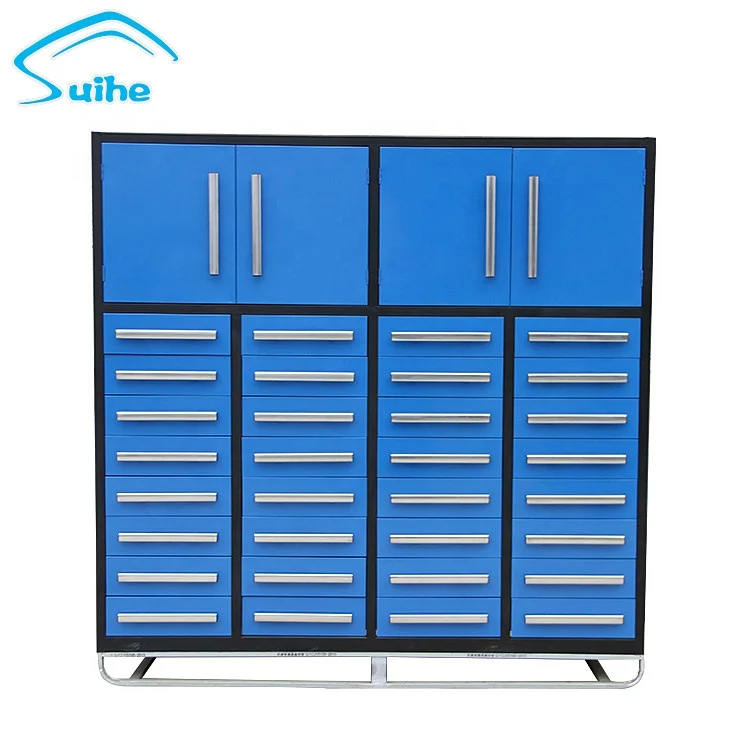Customized large load drawer tool cabinet waterproof tool box Heavy duty drawer workbench
