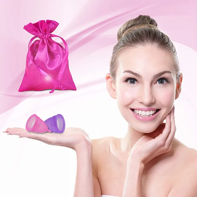 
Feminine Alternative Protection Authentic Original Silicone Menstrual Cups 