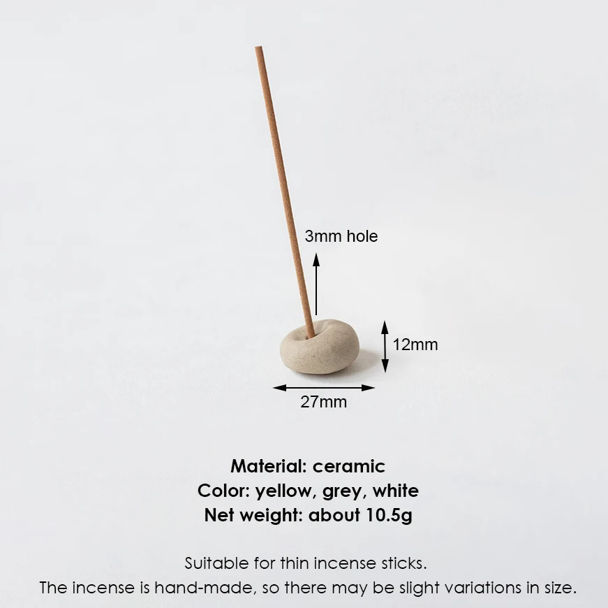 Маленький милый керамический держатель для благовоний ручной работы подставка спа-йоги медитации домашнего декора ароматических палочек