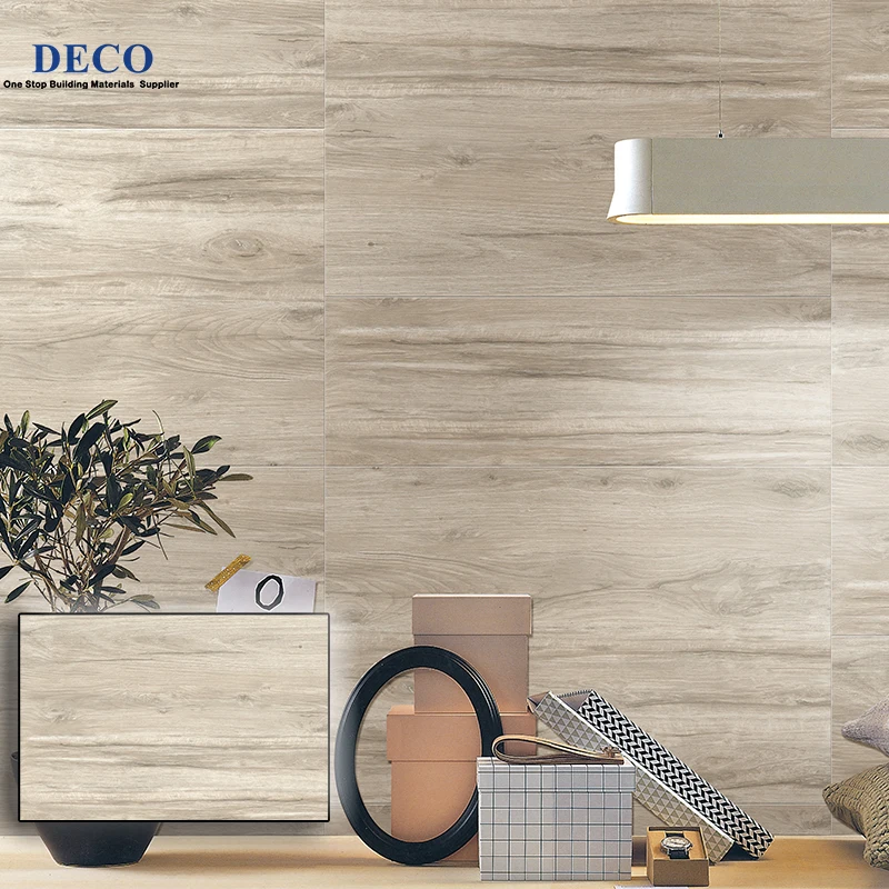 Floor Tile Nature Wood Tiles Wooden Decorative Porcelain Vintage Modern Glazed Tiles Exterior & Interior Wall & Floor Matte