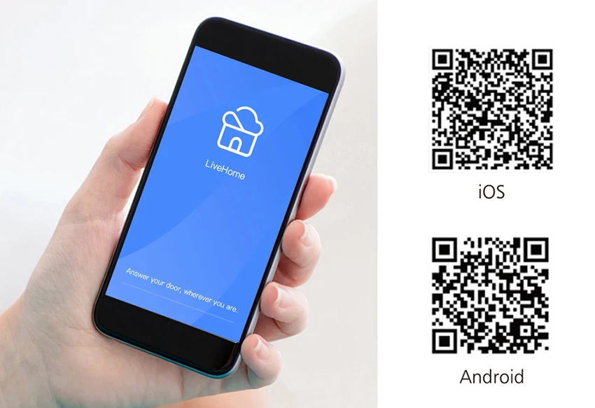 720p HD Video Camera V5 Night Vision Ring Dingdong Chime Smart Video Dorrbell Wireless for smartphones