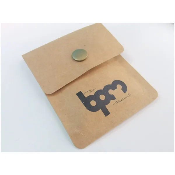 Eco-friendly Recycled Kraft Paper Mini Ashtrays Bag Potable Pocket Ashtray Custom Printing Portable Cigarette Ash Bag Ashes Bag