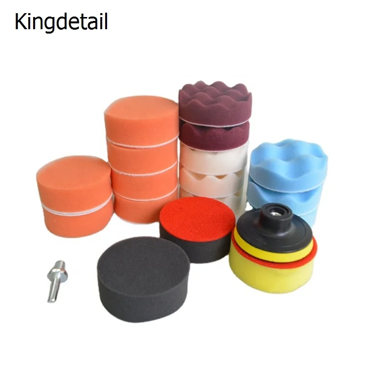 auto detailing 2 inch foam pad kit RO/DA Car Polishing Pads/ Buffing Pads For Car polish