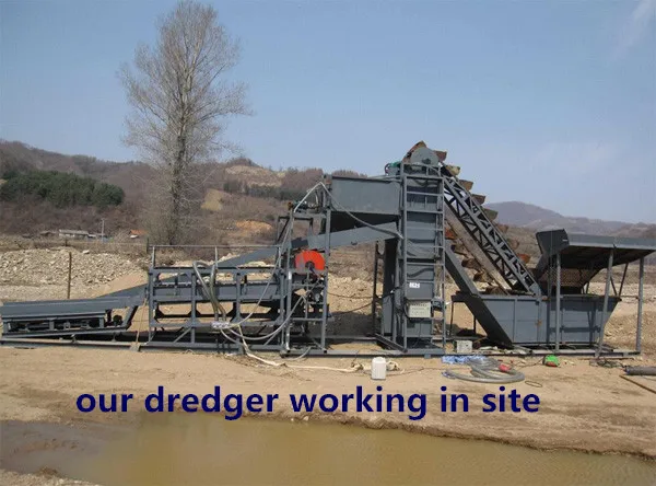 gold dredging boat/diamond mining machinery/gold mining equipment