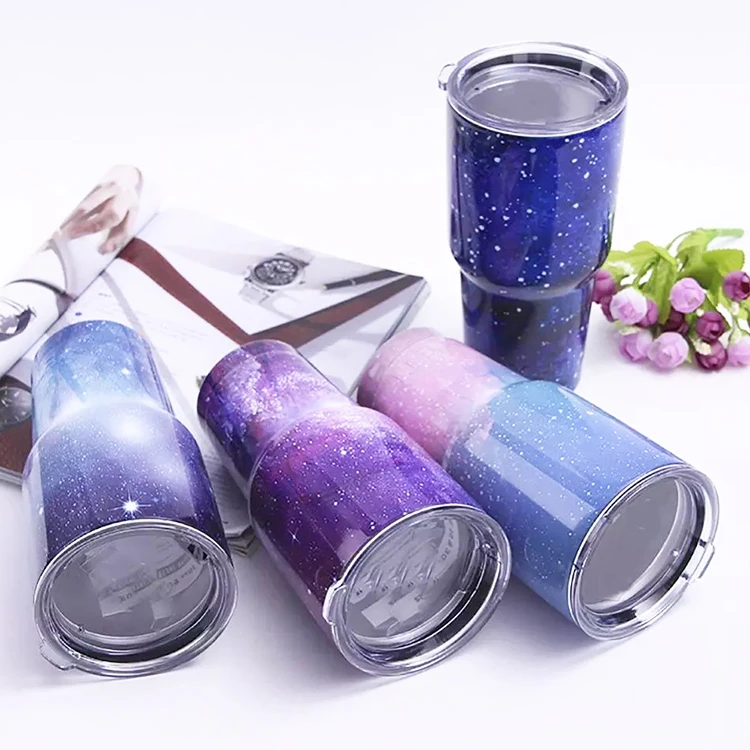 Double Wall Stainless Steel Double Wall Coffee Tumbler 30Oz tumbler  With Lid