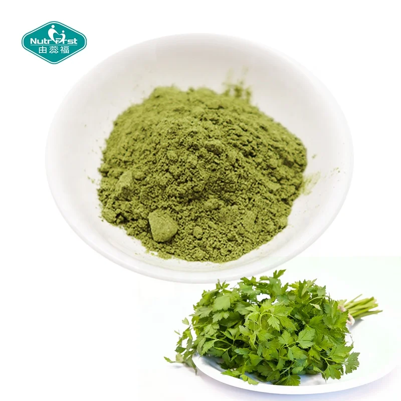 Нутрифирст твердое извлечение органических Food Grade растительный экстракт сухая заморозка петрушки порошок оптом